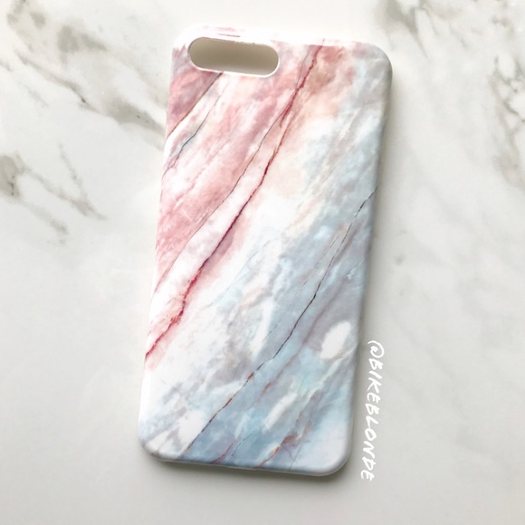 NEW iPhone 7/8/7+/8+ Granite Marble Soft Case - Picture 2 of 6